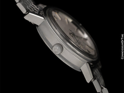 1979 Omega (Seamaster) Vintage Mens Full Size Watch with Beads of Rice Bracelet - Stainless Steel