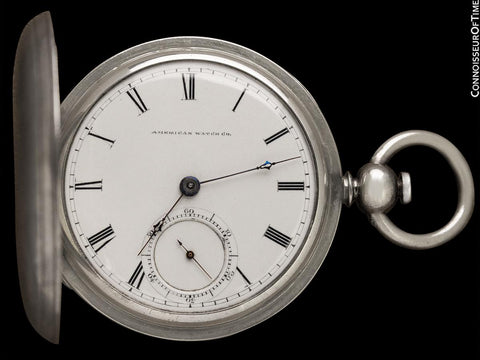 1860 Waltham P.S. Bartlett Civil War Era Pocket Watch with Very Rare Cannons Engraving - Same Brand Given to Abraham Lincoln at Gettysburg