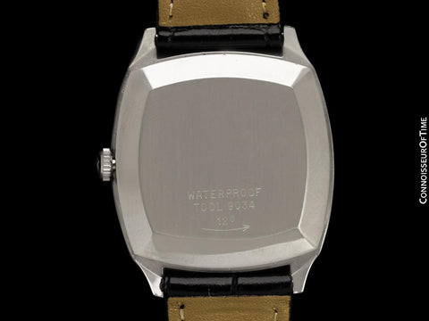 1970 Omega De Ville Vintage Mens Automatic Dark Ocean Teal Dial Watch - Stainless Steel