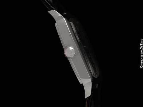 1970 Omega De Ville Vintage Mens Automatic Dark Ocean Teal Dial Watch - Stainless Steel