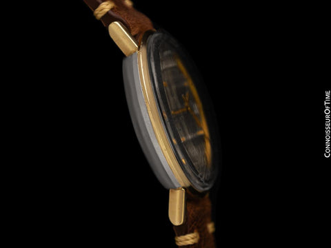 1960's Omega Seamaster De Ville Vintage Mens Cal. 560 Solid 14K Gold & Steel Watch - Rare Only 3000 Made