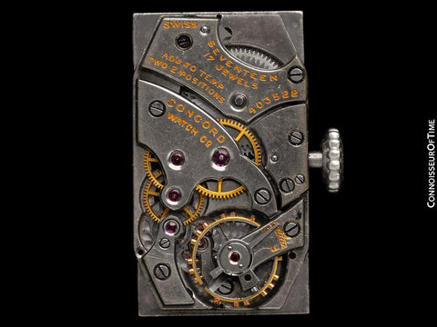 1920's Tiffany & Co. Ladies Vintage Art Deco Watch - Platinum, 18K Gold & Diamonds