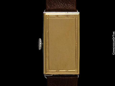 1920's Tiffany & Co. Ladies Vintage Art Deco Watch - Platinum, 18K Gold & Diamonds