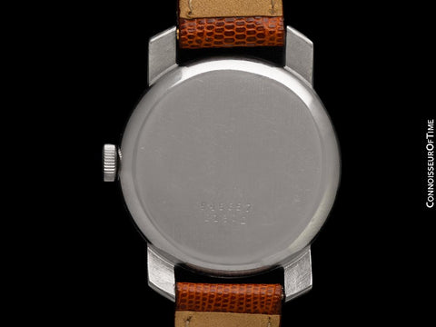 1943 Universal Geneve Vintage Mens Triple Date Moon Phase Calendar Watch - Stainless Steel