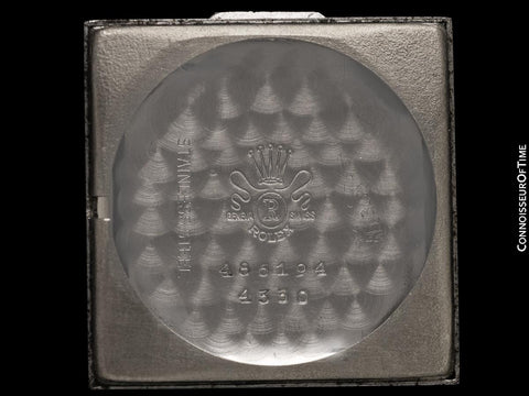 1946 Rolex Precision Vintage Mens Claw Lugs Square Dress Watch - 14K Gold & Stainless Steel