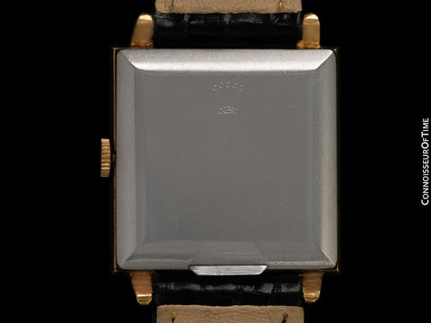 1946 Rolex Precision Vintage Mens Claw Lugs Square Dress Watch - 14K Gold & Stainless Steel