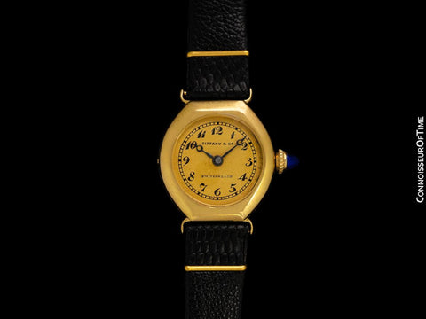 1915's Patek Philippe Tiffany & Co. Vintage Art Nouveau Ladies Watch - 18K Gold