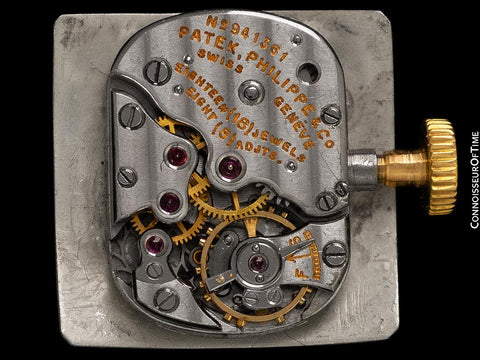 1955 Patek Philippe Vintage Ladies Fancy Lug Watch - 18K Gold