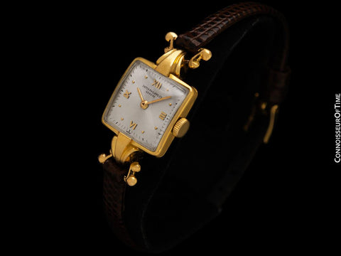 1955 Patek Philippe Vintage Ladies Fancy Lug Watch - 18K Gold
