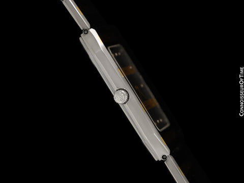 Baume & Mercier Polo / Avant-Garde Mens Luxury Watch - Stainless Steel, 18K Gold & Diamonds