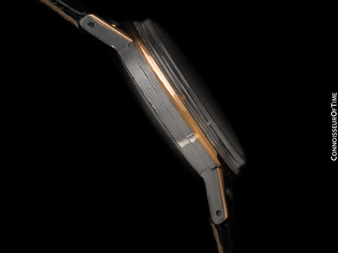 1940's Movado Vintage Triple Calendar Larger Size "FDR's Watch" - 18K Rose Gold & Steel - The Calendograph