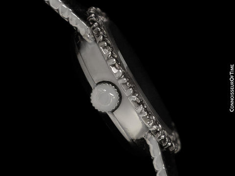 1970's Omega Geneve Vintage Ladies Handwound Watch - Stainless Steel & Diamonds