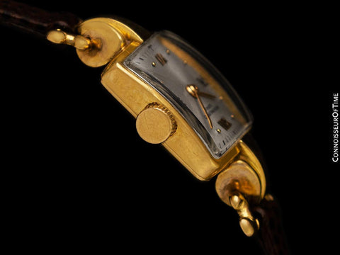 1955 Patek Philippe Vintage Ladies Fancy Lug Watch - 18K Gold