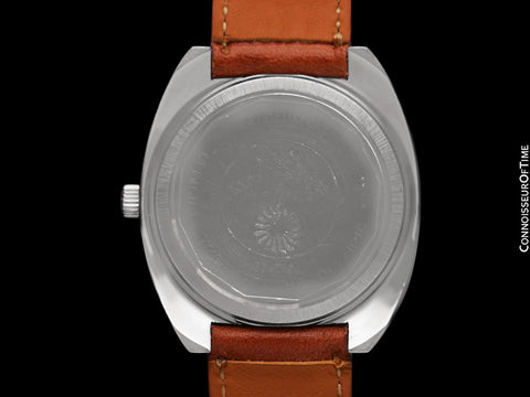 1972 Longines Admiral HF Munich Olympic Edition Large Vintage Mens High-Beat Watch - Stainless Steel