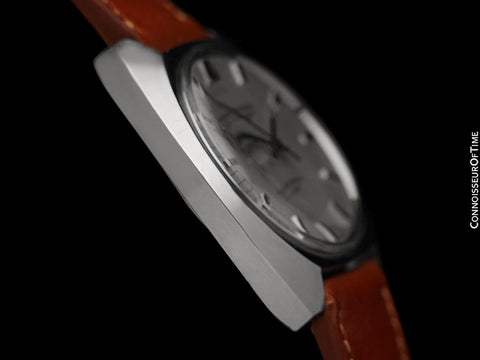1972 Longines Admiral HF Munich Olympic Edition Large Vintage Mens High-Beat Watch - Stainless Steel