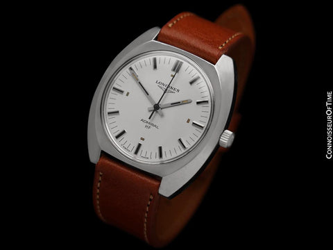 1972 Longines Admiral HF Munich Olympic Edition Large Vintage Mens High-Beat Watch - Stainless Steel