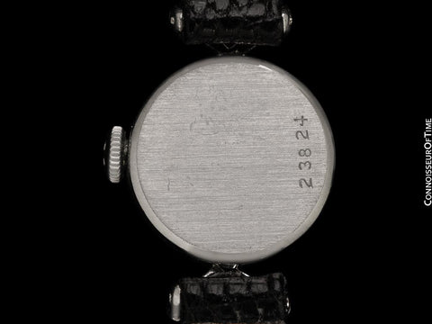 1958 Omega Vintage Ladies Mid-Century Dress Watch - Platinum & Diamonds