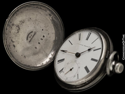 1865 Waltham P.S. Bartlett Civil War Era 18 size Pocket Watch - Same Brand Given to Abraham Lincoln at Gettysburg
