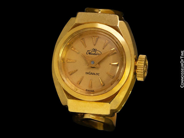 1960's Swiss Vintage Ladies Original Ring Form Watch - 18K Gold