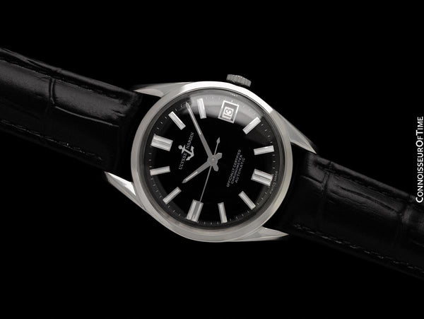 1960's Ulysse Nardin Vintage Mens Full Size Bombé Lug Chronometer Watch - Stainless Steel