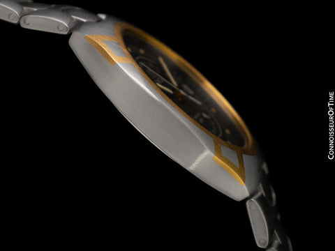 1989 Omega Polaris Seamaster Mens Divers Watch, Quick Setting Date - Stainless Steel & 18K Gold