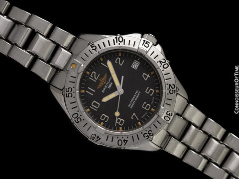 Breitling Colt Ref. A17035 Mens Automatic Diver Watch with Tag - Stainless Steel