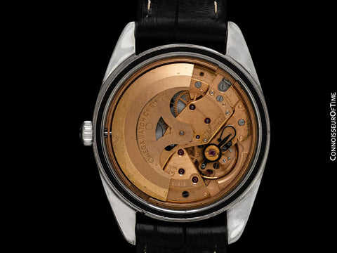 1969 Omega Seamaster Mens Vintage Watch with Automatic Cal. 565 Movement and Blue Dial - Stainless Steel