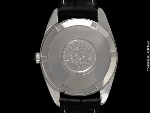 1969 Omega Seamaster Mens Vintage Watch with Automatic Cal. 565 Movement and Blue Dial - Stainless Steel