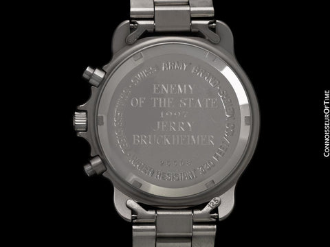 Gene Hackman Owned & Worn Watch Gifted by Jerry Bruckheimer with Engraving For Enemy of the State - Double Provenance