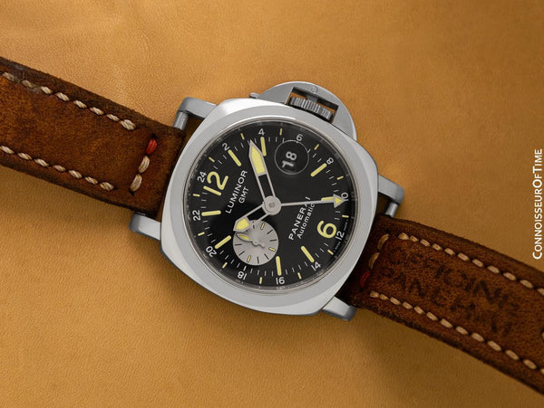 Panerai Luminor GMT Mens Watch, 44mm Watch, PAM 88 OP6761 - Stainless Steel