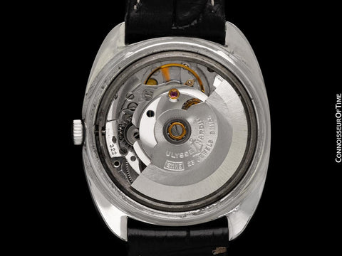 1970's Ulysse Nardin Vintage Mens Retro Automatic Watch - Stainless Steel