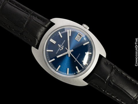 1970's Ulysse Nardin Vintage Mens Retro Automatic Watch - Stainless Steel
