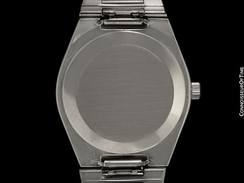 1975 Omega Geneve Vintage Mens Automatic Day Date Bracelet Watch - Stainless Steel
