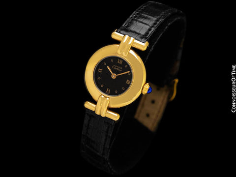 Cartier Colisee Ladies Vendome Vermeil Watch - 18K Gold over Sterling Silver