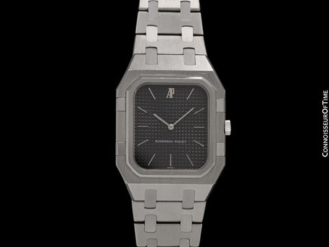 Audemars Piguet Royal Oak Ref. 6009ST Vintage Midsize Mens Rectangular Watch - Stainless Steel