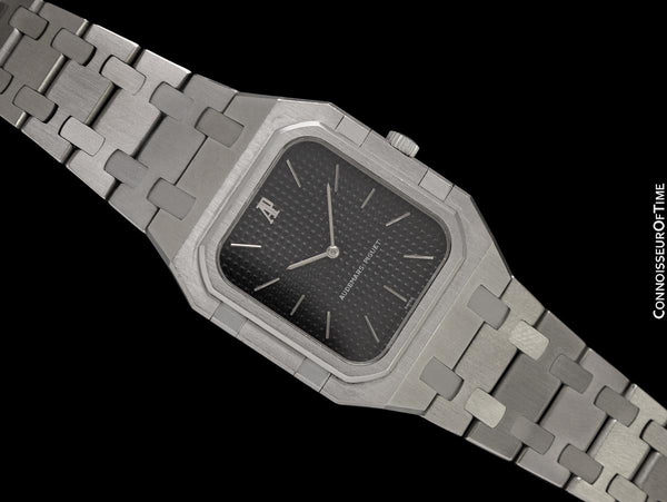 Audemars Piguet Royal Oak Ref. 6009ST "Jumbo" Vintage Midsize Mens Rectangular Watch - Stainless Steel