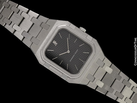 Audemars Piguet Royal Oak Ref. 6009ST Vintage Midsize Mens Rectangular Watch - Stainless Steel