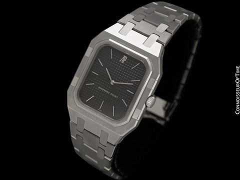 Audemars Piguet Royal Oak Ref. 6009ST "Jumbo" Vintage Midsize Mens Rectangular Watch - Stainless Steel