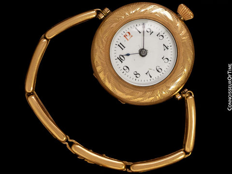 Jimmy & Rosalyn Carter Owned Watch with Family Engraving - Presidential Provenance