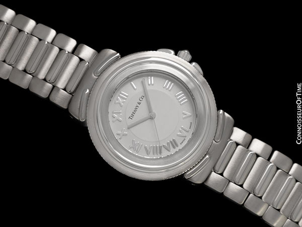 Tiffany & Co. Mens Intaglio Quartz Bracelet Watch - Stainless Steel