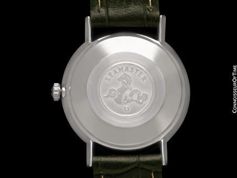 1960's Omega Seamaster De Ville Vintage Mens Cal. 565 Automatic Watch with Emerald Green Dial - Stainless Steel