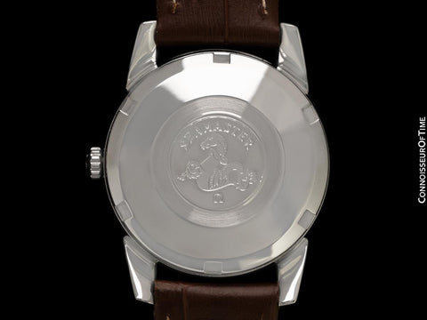 1963 Omega Seamaster Vintage Mens Classic Automatic Cal. 552 Watch with Wine Dial - Stainless Steel