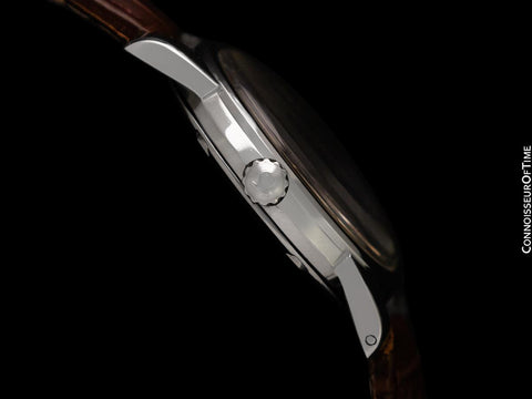 1963 Omega Seamaster Vintage Mens Classic Automatic Cal. 552 Watch with Wine Dial - Stainless Steel