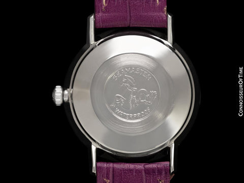 1966 Omega Seamaster Mens Vintage Cal. 565 Watch with Purple Dial - Stainless Steel