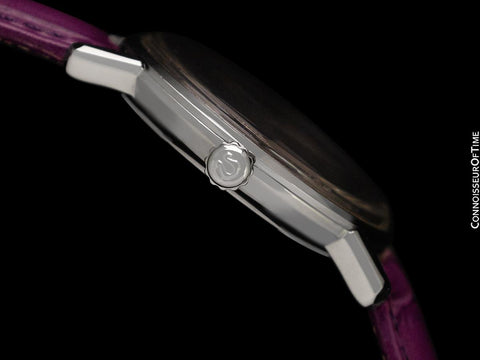 1966 Omega Seamaster Mens Vintage Cal. 565 Watch with Purple Dial - Stainless Steel