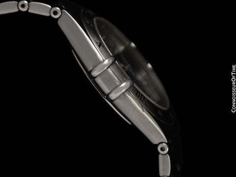 Omega Constellation Manhattan Mens Bracelet Gray Dial Steel Watch - Papers & Booklets