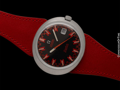 1970 Omega Dynamic Vintage Mens Cal. 565 Watch with Racing Dial - Stainless Steel