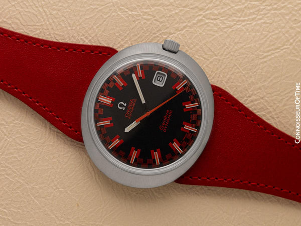 1970 Omega Dynamic Vintage Mens Cal. 565 Watch with Racing Dial - Stainless Steel