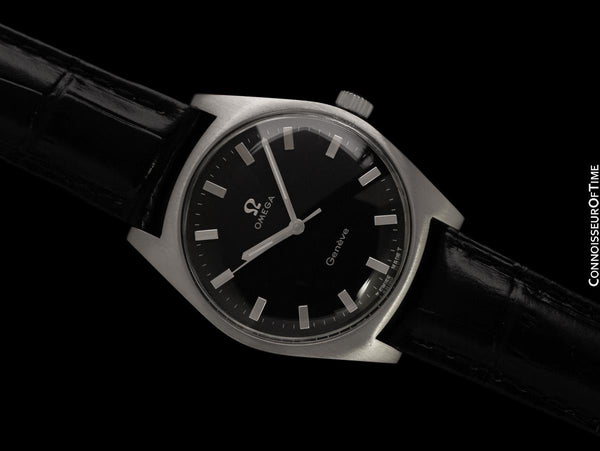 1969 Omega Geneve Vintage Mens Waterproof Style Classic Watch - Stainless Steel