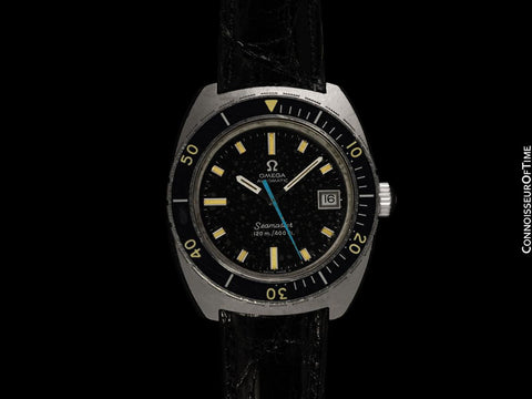 1971 Omega Seamaster 120M Vintage Mens Retro Bakelite Divers Ref. 166.088 Watch - Stainless Steel